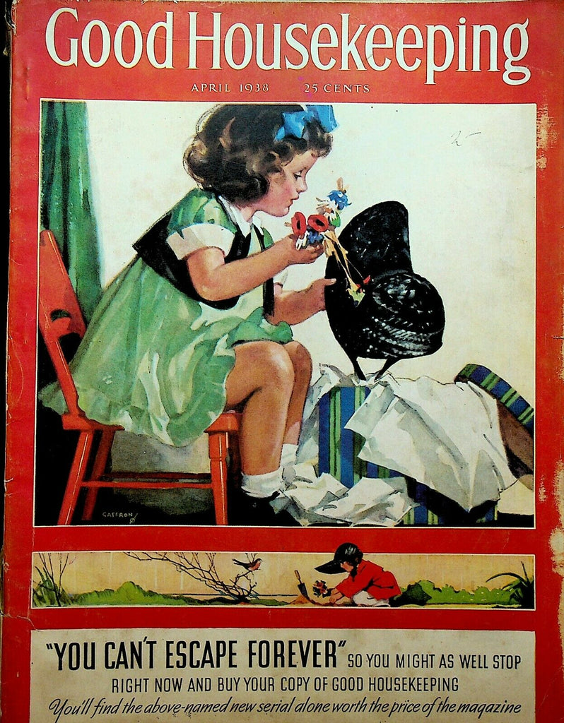 Good Housekeeping Magazine April 1938 Walt Disney Silly Symphonies Ogden Nash