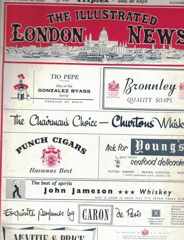 Illustrated London News November 15 1958 Eartha Kitt Donald Campbell