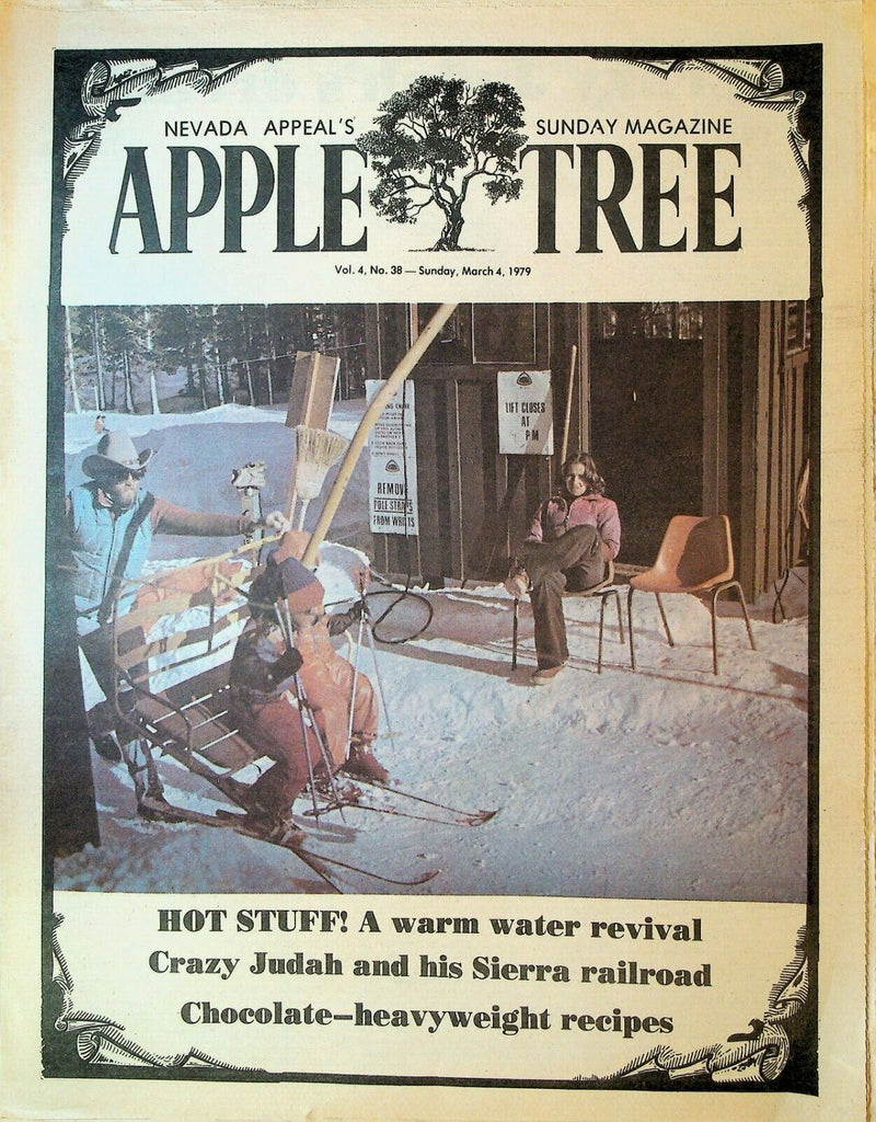 Nevada Appeal Apple Tree Magazine March 4 1979 Larry Bird Theodore Crazy Judah