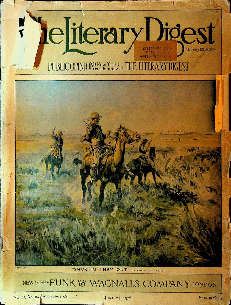 Literary Digest June 24 1916 WWI Cervantes Catholic Ban on Dancing