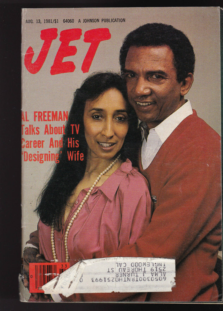 Jet Magazine Al Freeman August 13 1981 Free USA S/H
