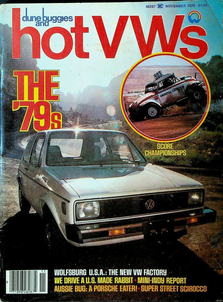 Dune Buggies & Hot VWs Magazine November 1978 David Rogers Racing Team