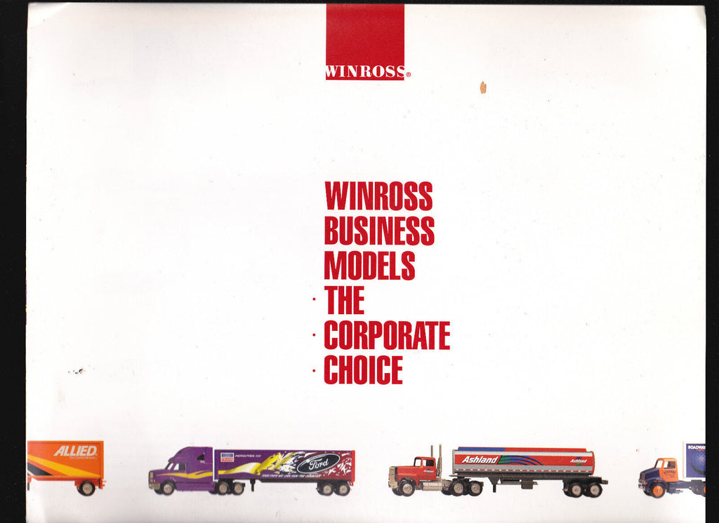 Winross Trucks brochure 1998 The Corporate Choice