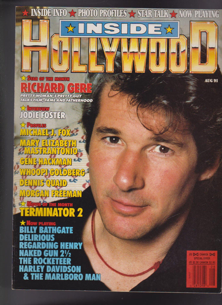 Inside Hollywood Jodie Foster Richard Gere Michael J Fox August 1991