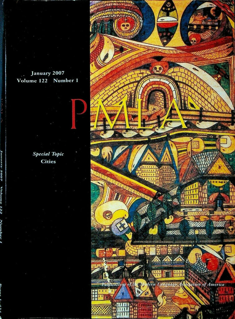 PMLA Magazine January 2007 Ben Jonson Cities London Shanghai Black Atlanta