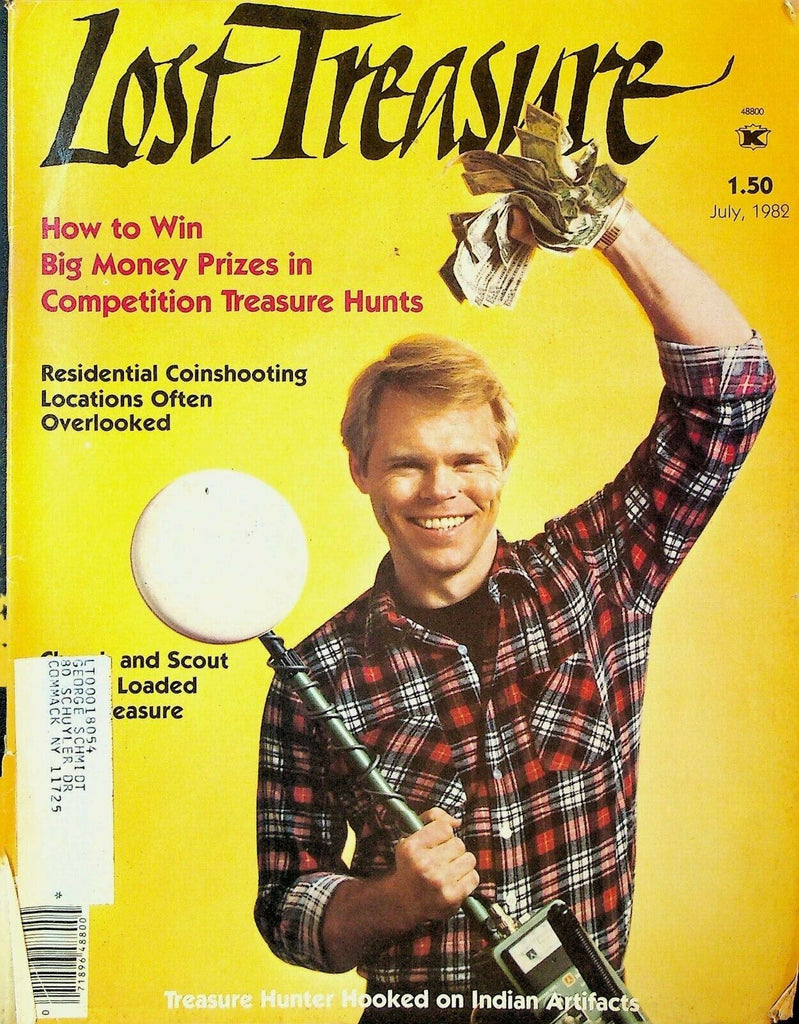 Lost Treasure Magazine July 1982 Petrified Wood Iowa Ghost Towns