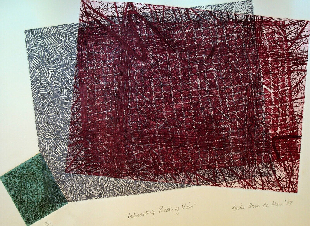 Interesting Point of View Limited Edition /200 Print Sister Anne de Mare 1987