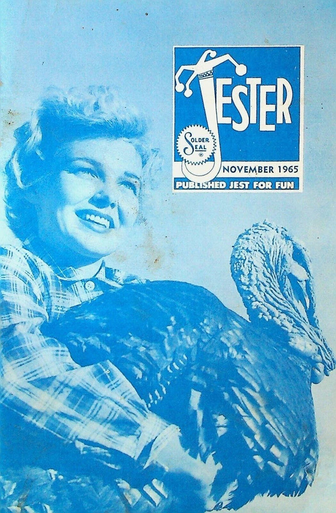 Jester Magazine November 1965 Solder Seal Charlotte NC Thanksgiving