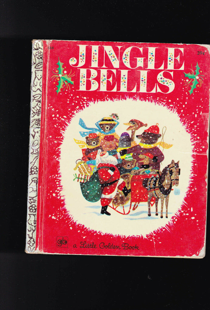 Jingle Bells Little Golden Book 2nd  print JP Miller Kathleen Daly
