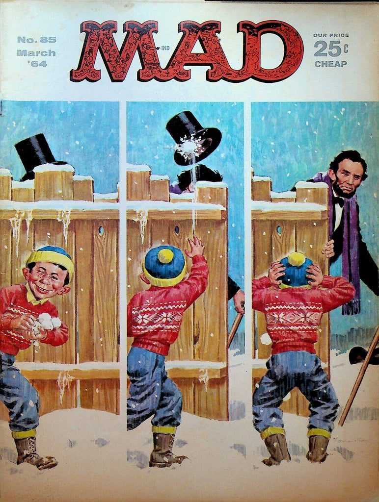Mad Magazine 85 March 1964 Snowball Abraham Lincoln Spy vs Spy