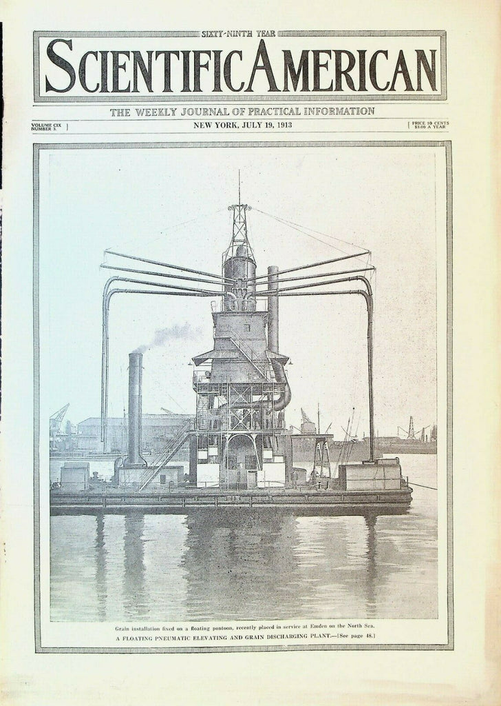 Scientific American July 19 1913 Prince Henry Aeroplane Circuit Race