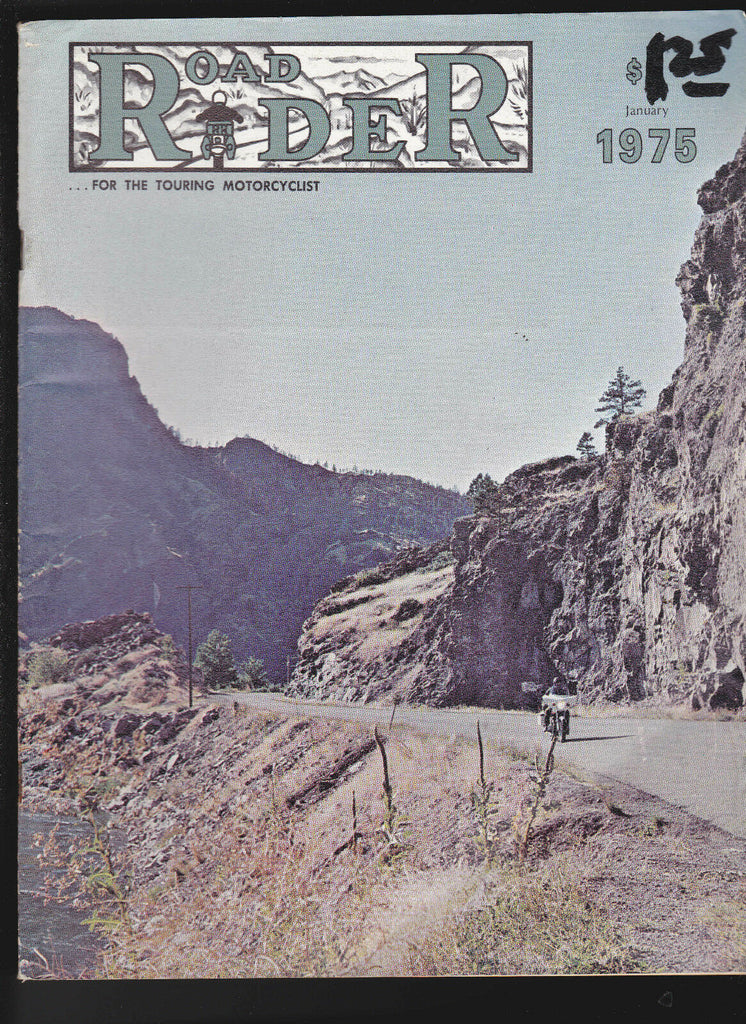 Road Rider for the Touring Motorcyclist Magazine January 1975