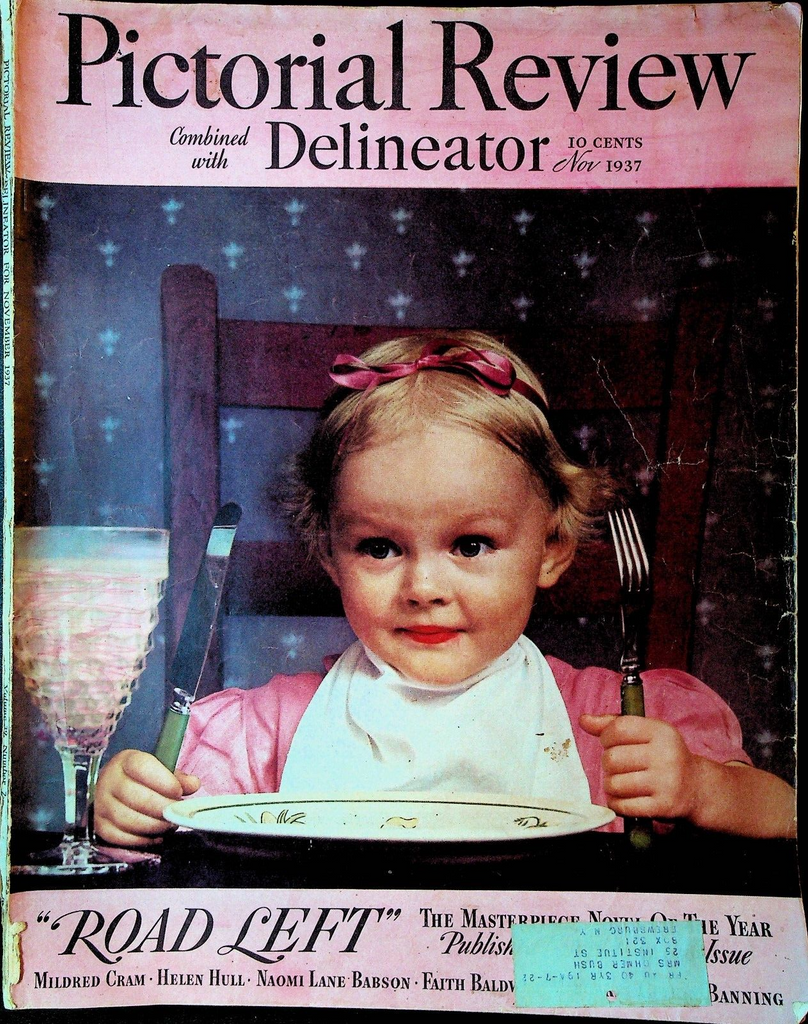 Pictorial Review November 1937 Faith Baldwin Edmund Ware Lois Montross