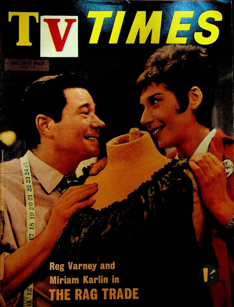 TV Times Magazine May 15 1963 Reg Varney Chuck Connors Jerry Mathers