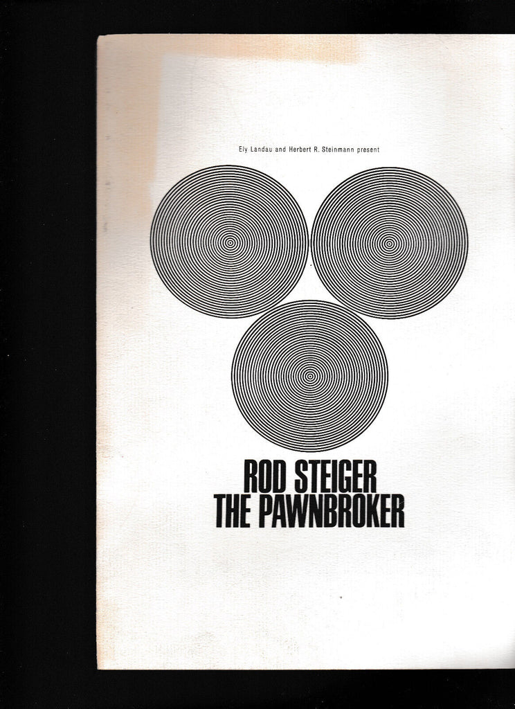 The Pawnbroker Rod Steiger 1964 Landau Releasing Organization