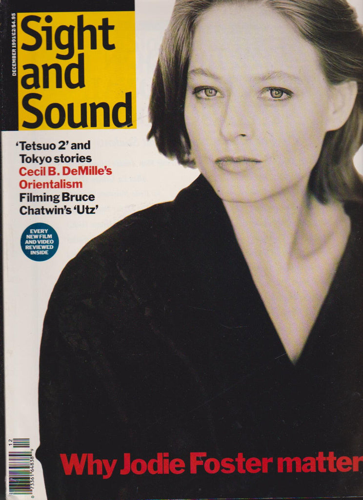 Sight and Sound Magazine Jodie Foster Cecil B DeMille December 1991