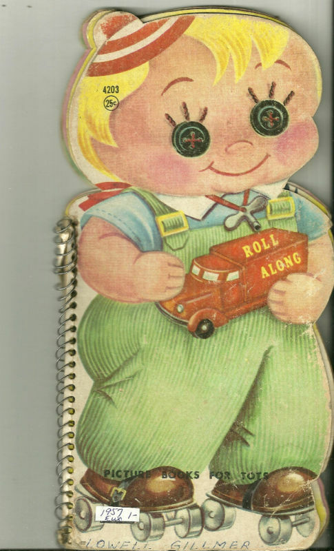 Roll Along- Picture Books for Tots (1957)  #4203 Kids Book