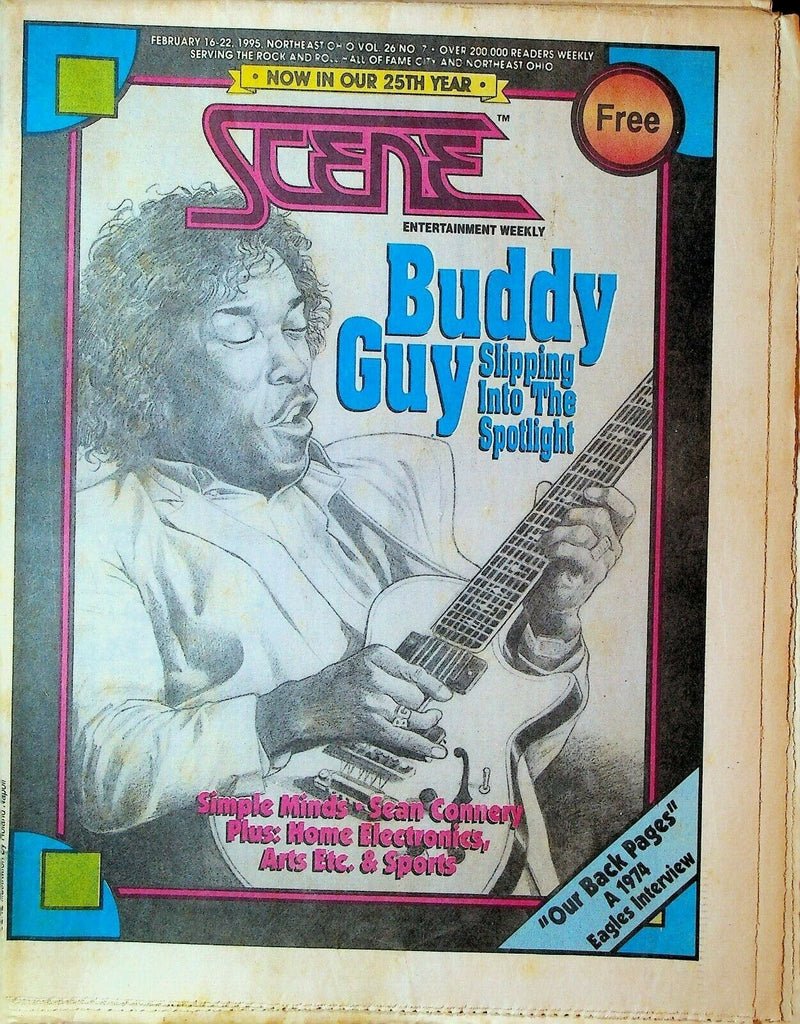 Cleveland Scene Magazine February 16 1995 Buddy Guy Sean Connery Simple Minds