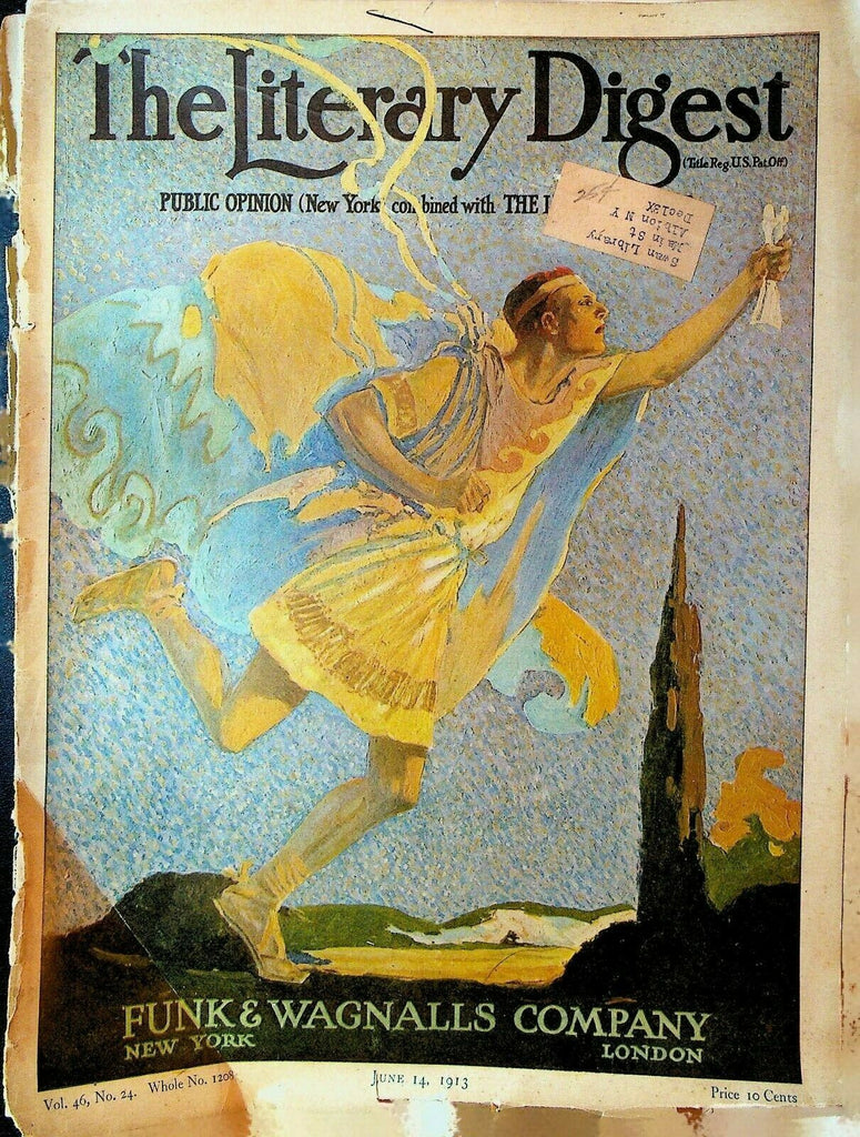 Literary Digest June 14 1913 St Louis & San Francisco Railroad Japan White Peril