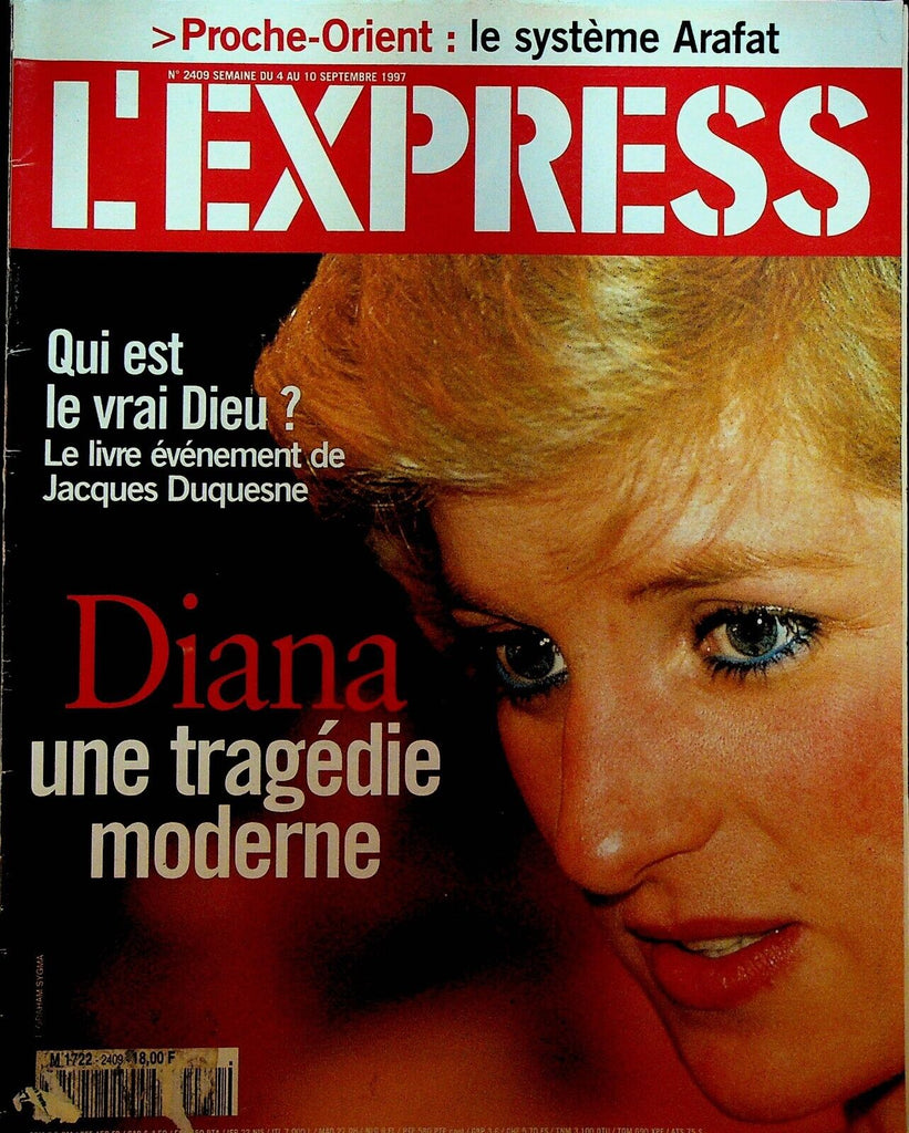 L'Express Magazine September 4 1997 Princess Diana George Harrison Ravi Shankar