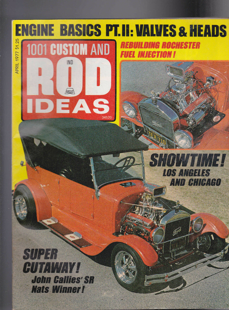 1001 Custom & Rod Ideas Magazine John Callies April 1977 Free US S/H