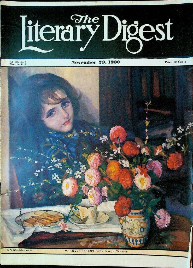 Literary Digest November 29 1930 Albert Einstein Bowery Bums College Football