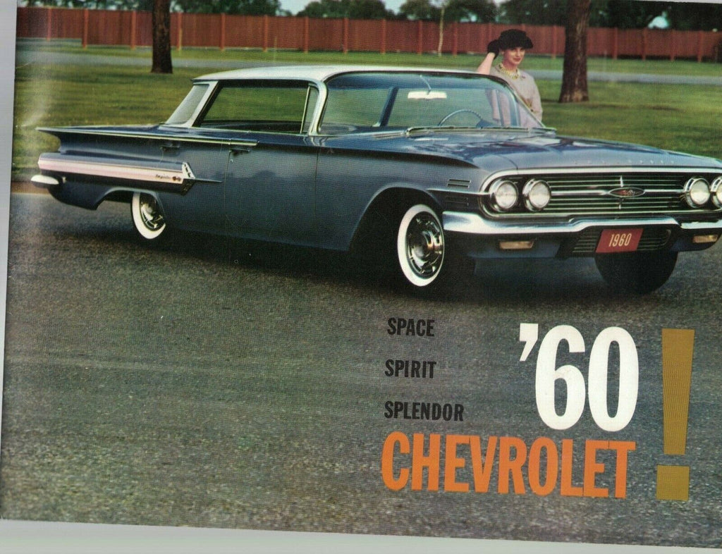 Chevrolet 1960 Car Brochure Impala Bel Air Biscayne Station Wagons