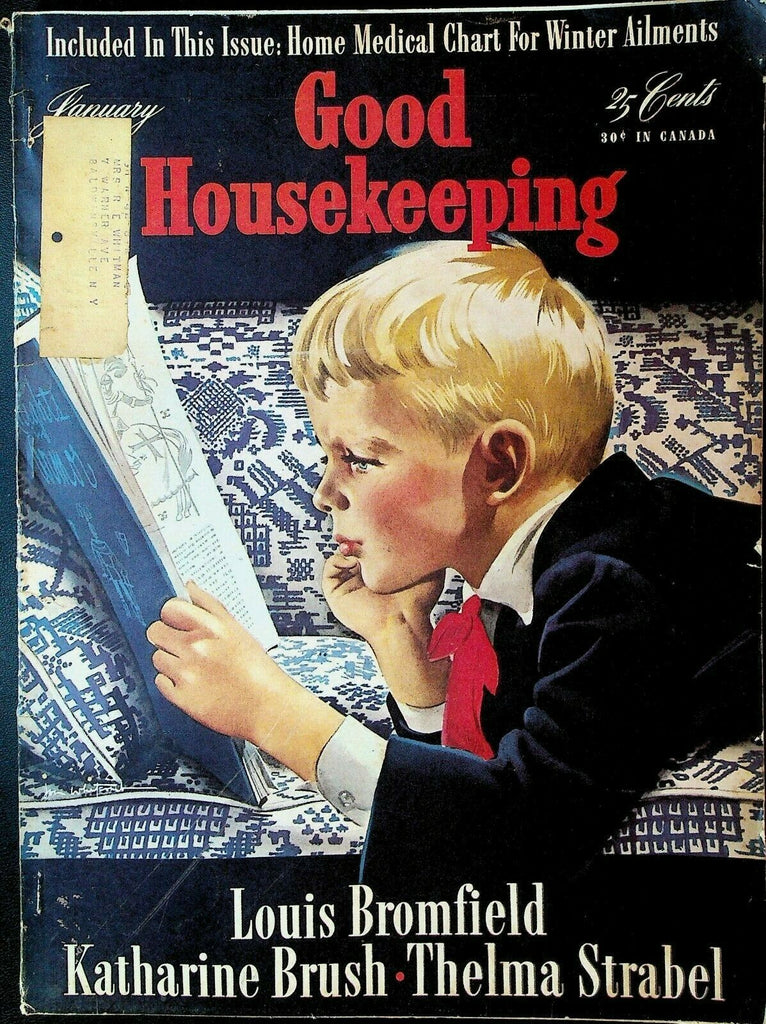 Good Housekeeping January 1941 Jon Whitcomb Enrico Caruso AJ Cronin
