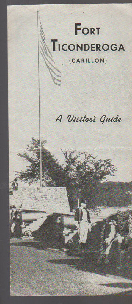 Fort Ticonderoga Visitor's Guide Carillon 1950s Brochure