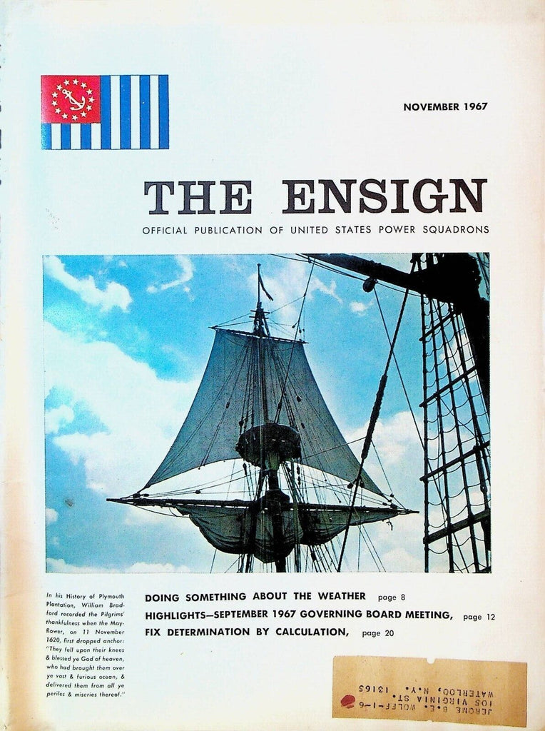 The Ensign Magazine November 1967 United States Power Squadron