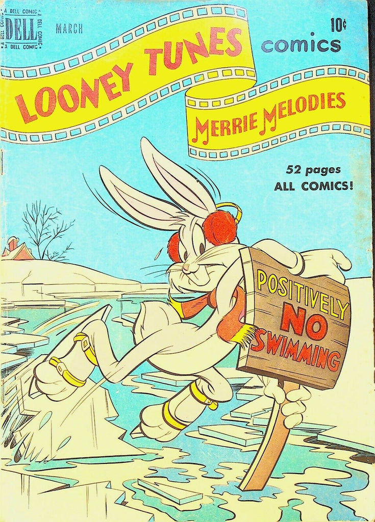 Looney Tunes 101 Dell Comics 1950 Bugs Bunny Winter Ice Skating