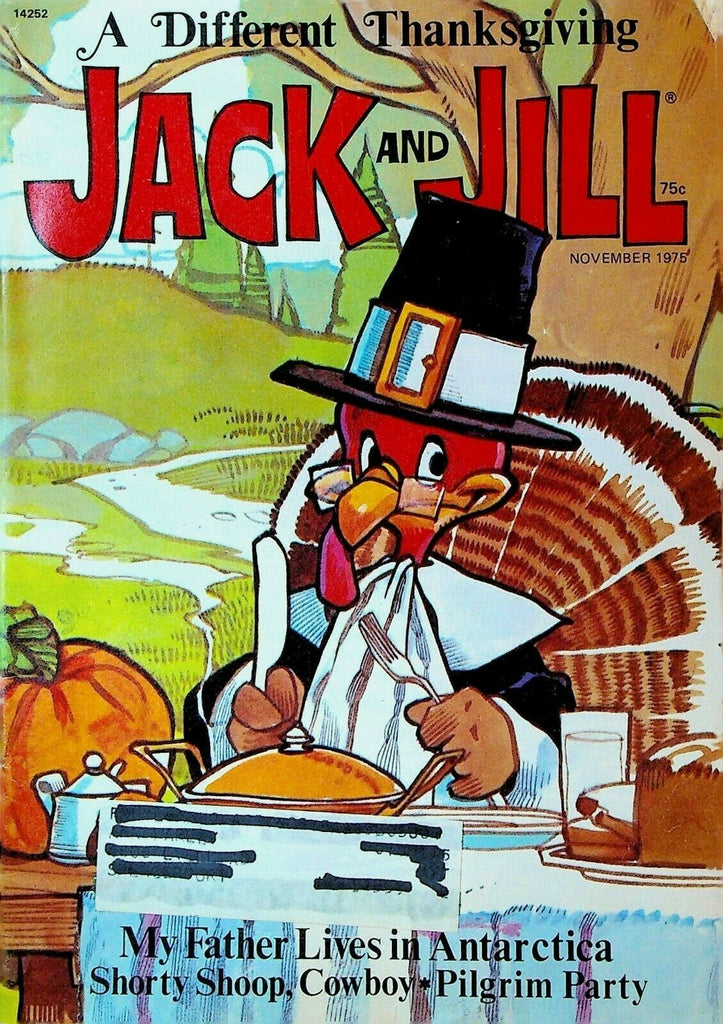 Jack & Jill Magazine November 1975 Thanksgiving Antarctica Johnny Appleseed