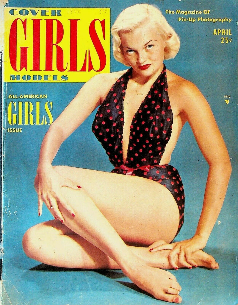 Cover Girls Models Magazine April 1952 All American Girls Pin-Up Photography
