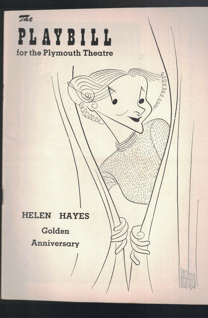 Helen Hayes Golden Anniversary Playbill December 1955 Janus Robert Preston