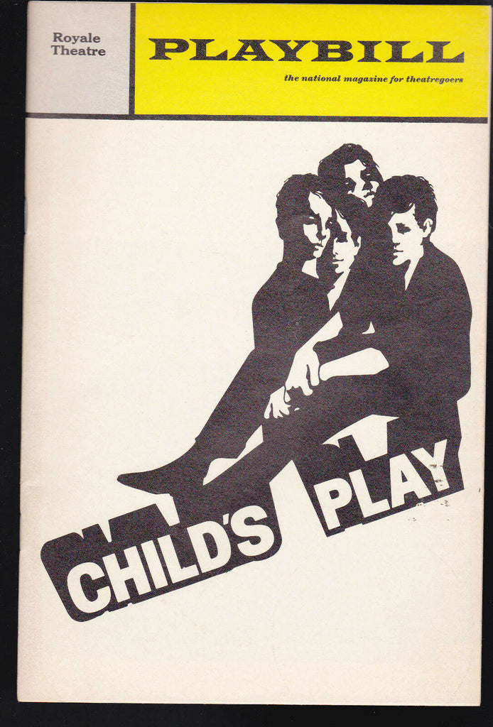 Child's Play Playbill- April 1970- Ken Howard, Fritz Weaver, Pat Hingle