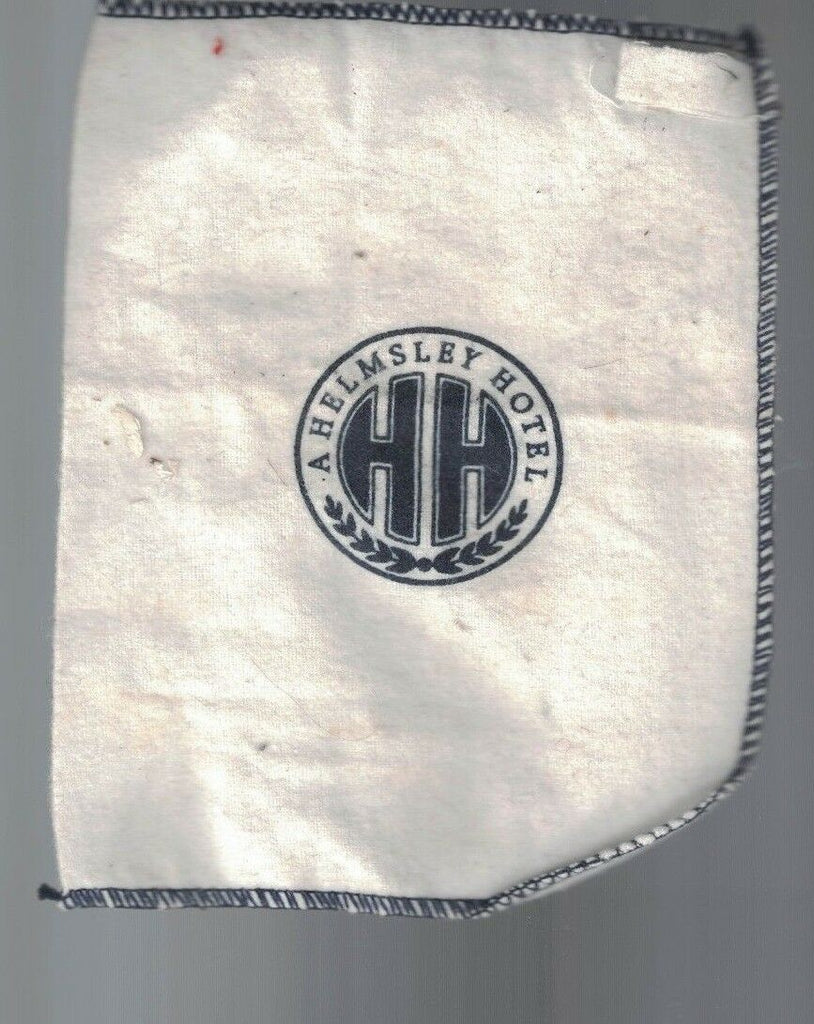 Helmsley Hotel Shoe Cleaning Cloth Vintage