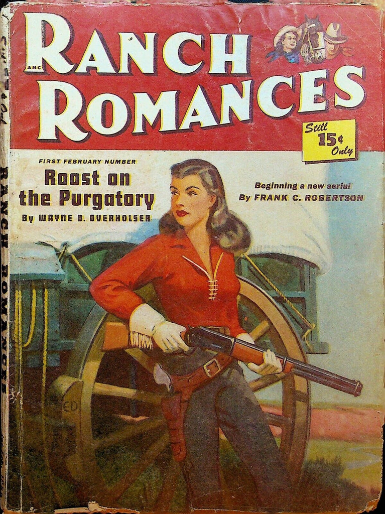 Ranch Romances Pulp 1st February 1950 Gene Autry Walt Sheldon Wayne Overholser