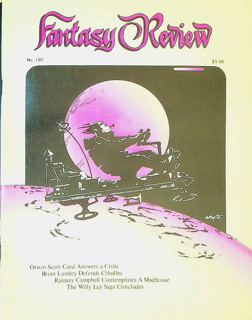 Fantasy Review 102 Willy Ley Brian Lumley Orson Scott Card Elaine Radford