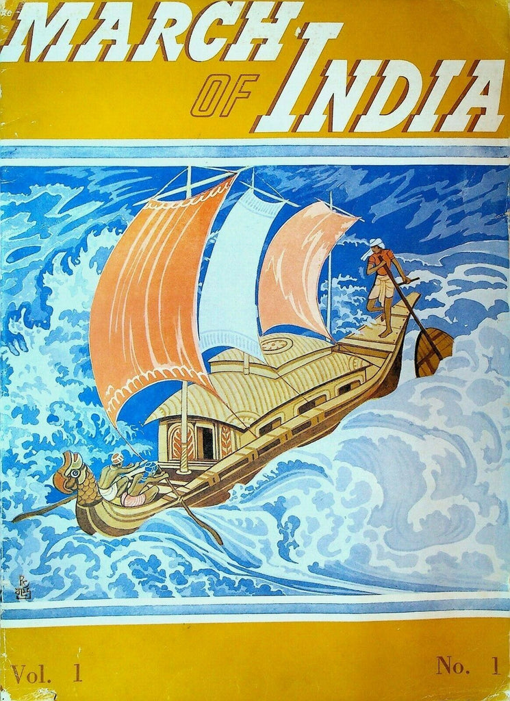 March of India Magazine FIRST ISSUE June 1948 Mahatma Gandhi Bombay