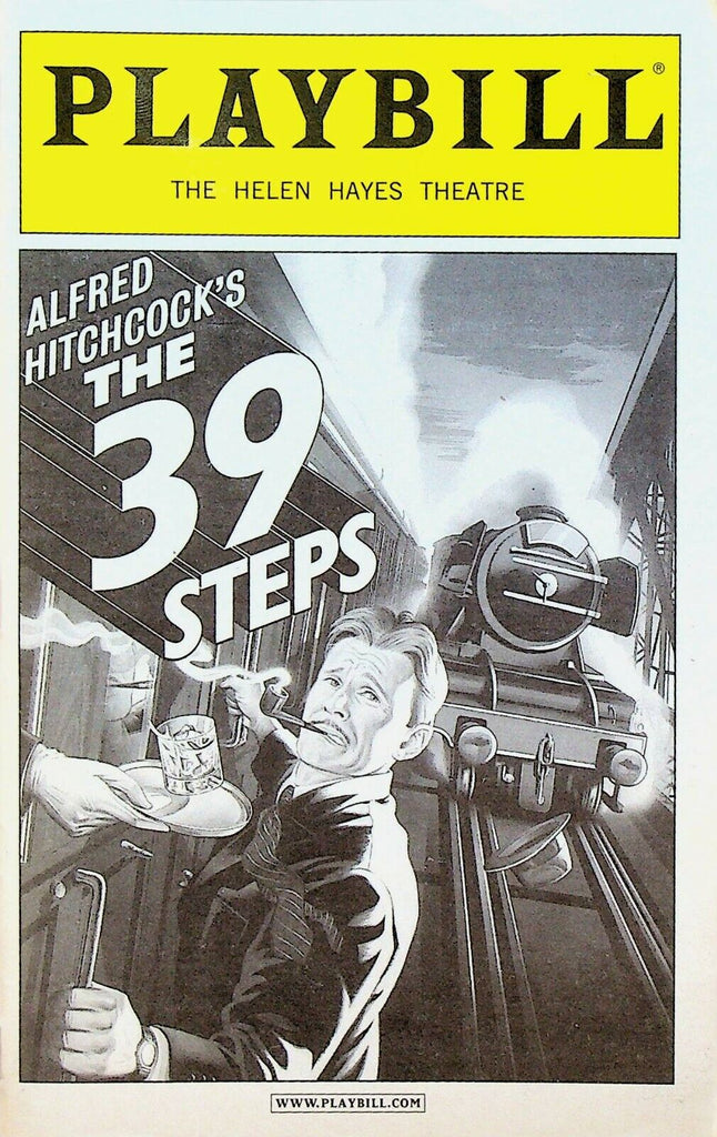 Alfred Hitchcock's the 39 Steps Playbill September 2009 Arnie Burton Jill Paice