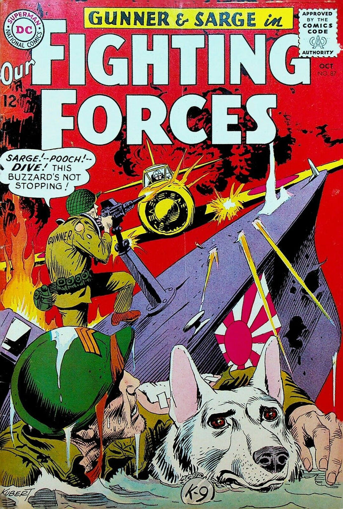 Our Fighting Forces 87 DC Comics Gunner & Sarge 1964 War Comic