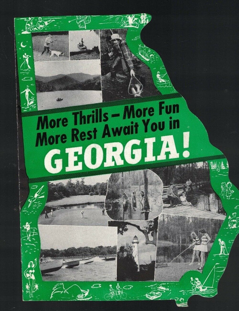 More Thrills More Fun in GEORGIA Die-cut booklet 1960s