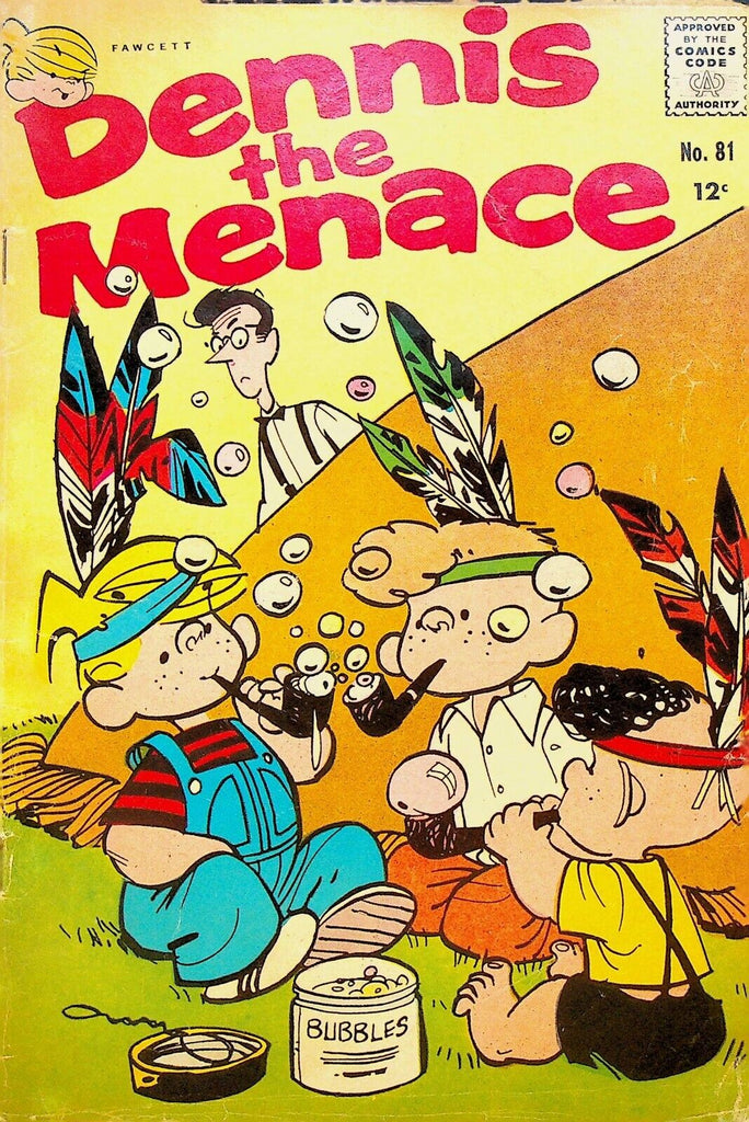 Dennis the Menace 81 Fawcett 1965 Peace Bubble Pipe