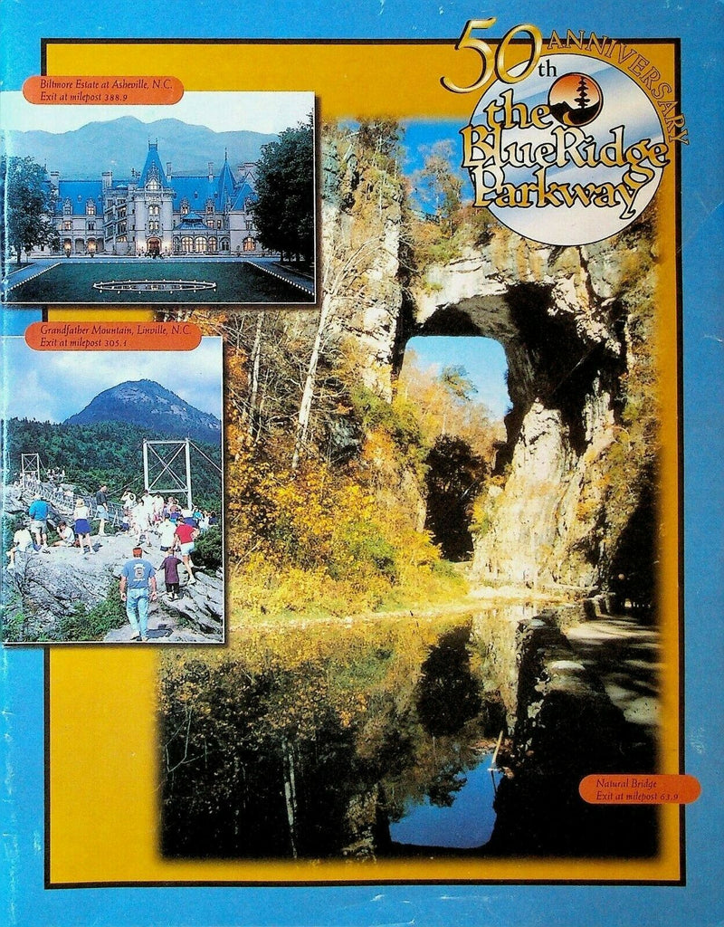 Blue Ridge Parkway 50th Anniversary Booklet 1999 North Carolina Virginia