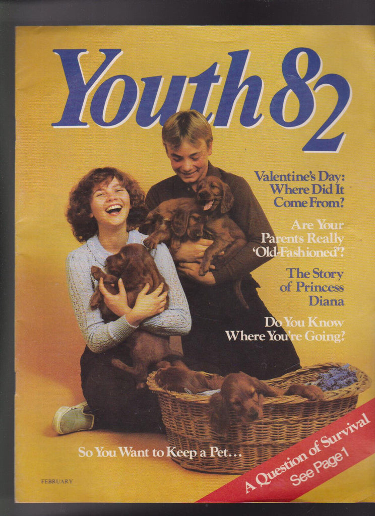 Youth 82 February 1982 Magazine Princess Diana Valentines Day