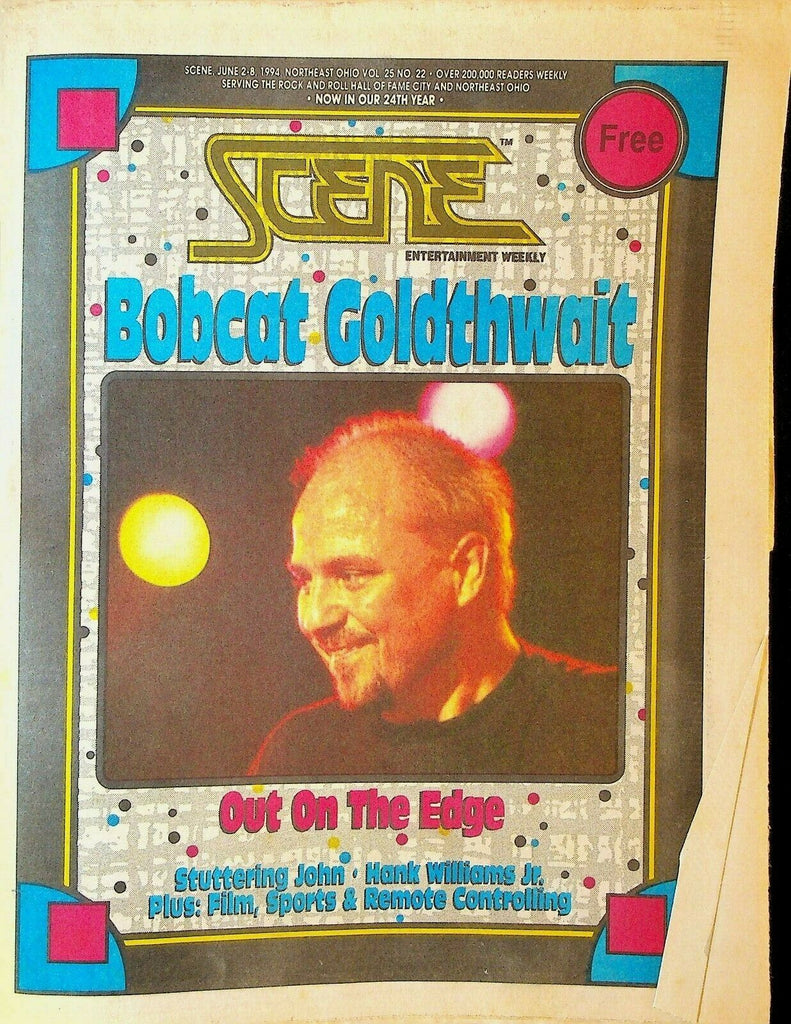 Cleveland Scene Magazine June 2 1994 Bobcat Goldthwait Stuttering John