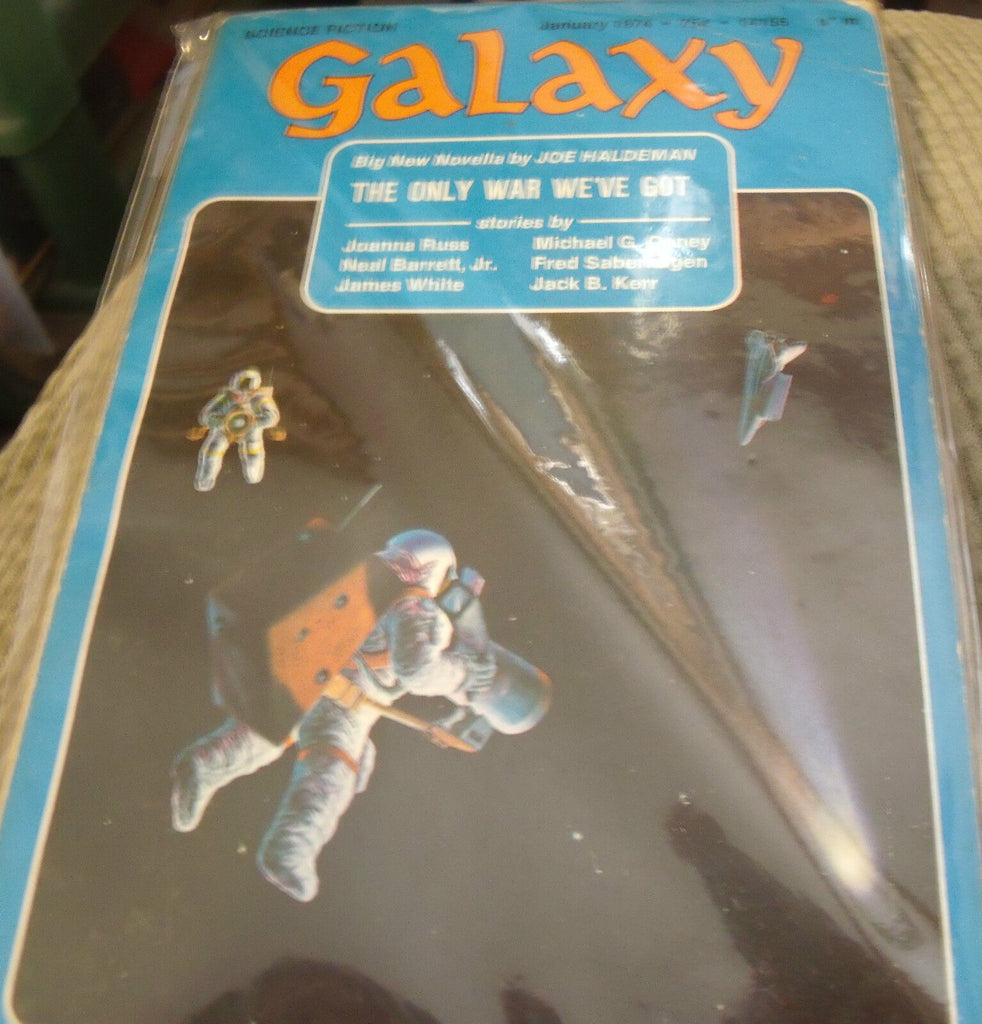 Galaxy Magazine January 1974 Joe Haldeman Fred Saberhagen Jack B Kerr