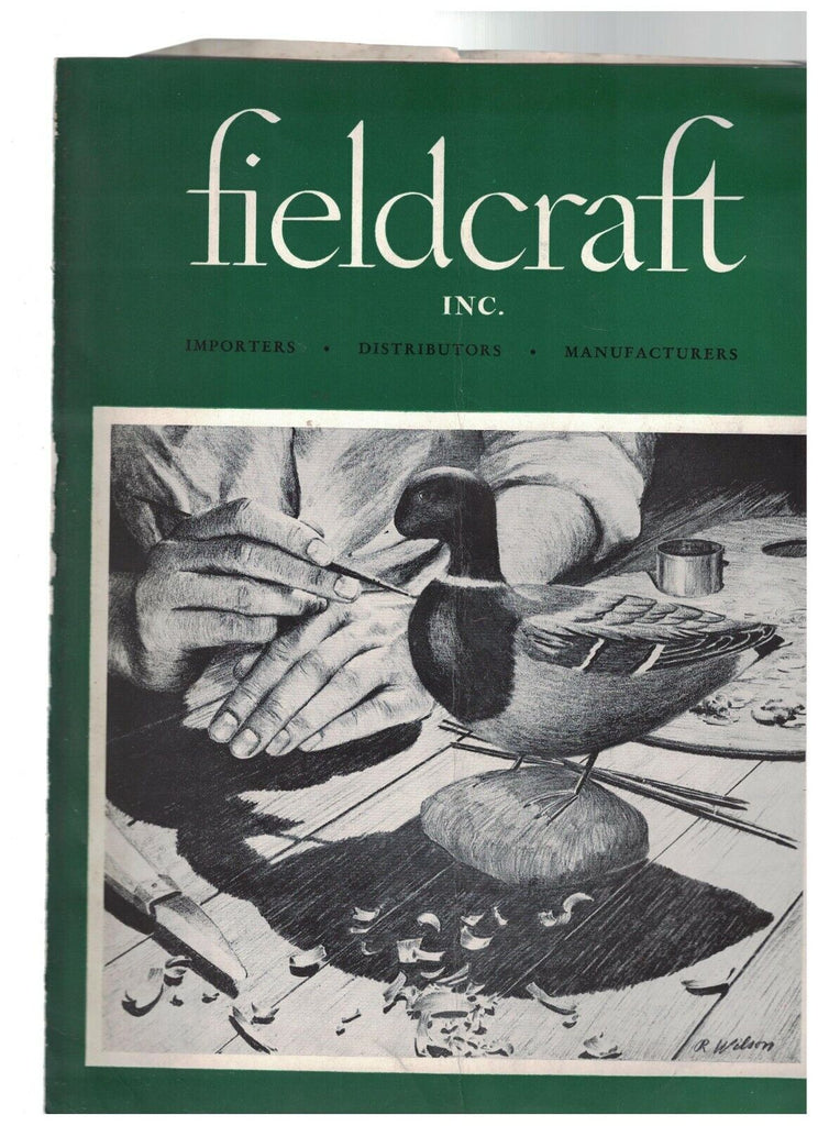 Fieldcraft Inc Boston Mass Catalog 1950s Bracelets Etchings Bird Models