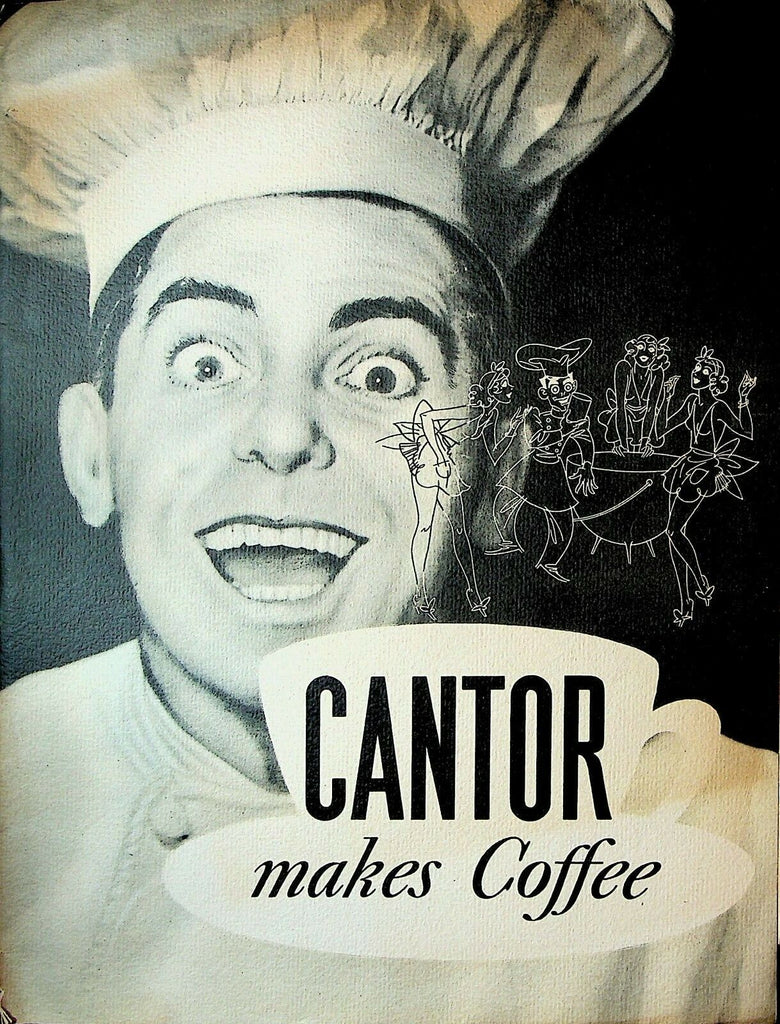Eddie Cantor Makes Coffee 1934 Chase & Sanborn Coffee Booklet