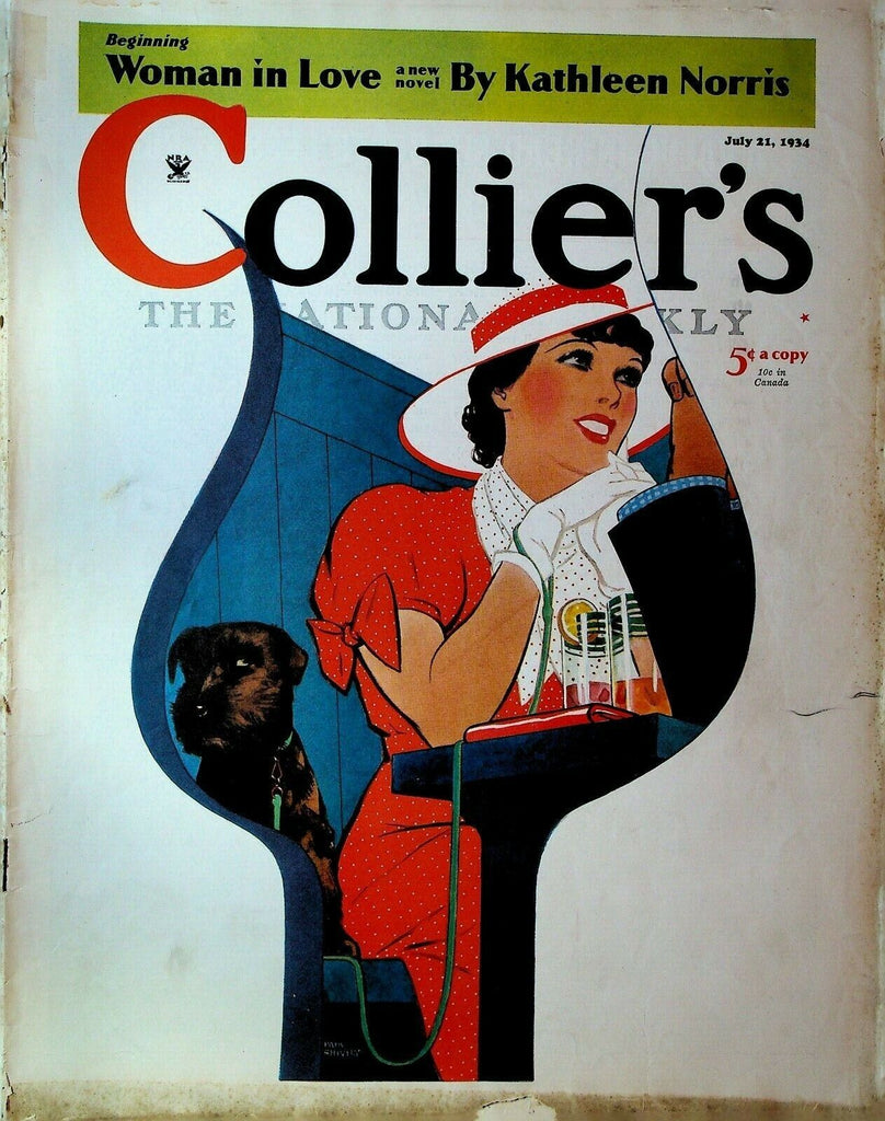 Collier's Magazine July 21 1934 Kathleen Norris Frank Buck Ernest Haycox